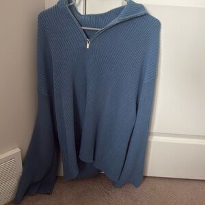 Blue edikted, quarter zip